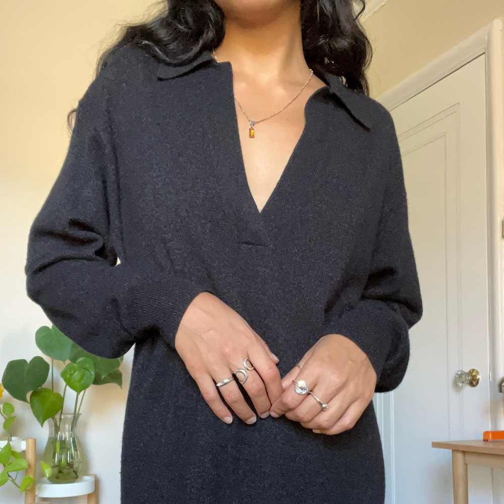 Babaton Wool Sweater Dress